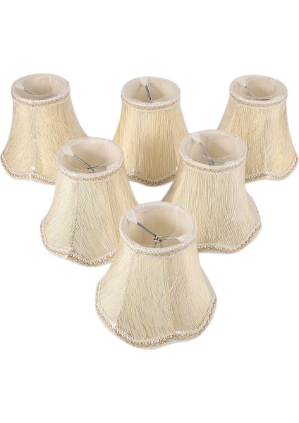 Sadece Mum Ampuller Için 6 Avize Tonundan Oluşan Set Klipsli Fiter Lamba Tonları (Yurt Dışından)