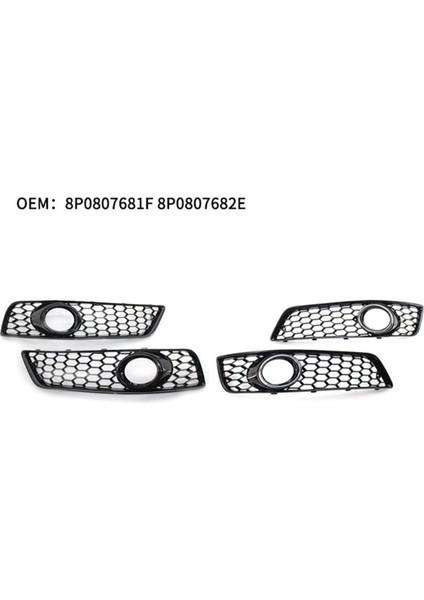 Sis Far Kapak Araba Ön Tampon Sis Lambası Çerçeve Audi A3 8p 2009-2013 8P0807682J 8P0807681AA B (Yurt Dışından) fiyatları
