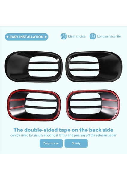 Araba Arka Tail Sis Lambası Dekorasyon Kapağı Jeep Renegade 16-22 Lamba Davlumbazları Koruma Dış Aksesuarları Lhd (Yurt Dışından) indirimleri