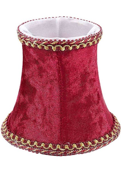 Lamba Gölgesinde 3x Kumaş Klipsi E14 Modern Avrupa Tarzı Duvar Sconce Lambası Mum Lambası (Kırmızı) (Yurt Dışından) fiyatları