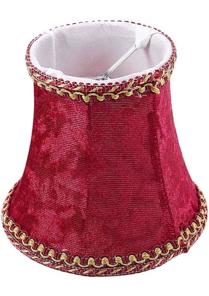 Lamba Gölgesinde 3x Kumaş Klipsi E14 Modern Avrupa Tarzı Duvar Sconce Lambası Mum Lambası (Kırmızı) (Yurt Dışından) fırsatları