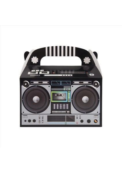 80&#39 Lerin Parti Dekorasyonları Yenilik Patlaması Iyilik Kutusu Temalı Vintage Dekorasyonlar Şeker Masa Dekorasyonları 80S 24PCS (Yurt Dışından)