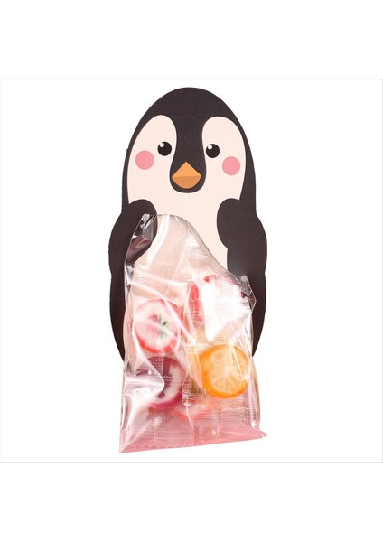 Karikatür Hayvan Şeker Çantası Çantası Sevimli Tavşan Aslan Atıştırmalık Kurabiye Çantası Orman Doğum Günü Parti Bebek Duş Dekorasyonu B (Yurt Dışından)