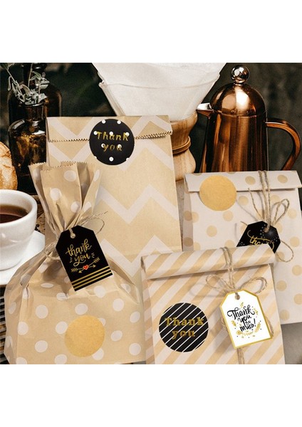 24 Paket Çuval Torbası Mini Nokta Kraft Kağıt Çantalar Düğün Partisi Davetiyesi Tebrik Kartları Kağıt Çantası Doğum Günü (Yurt Dışından) fiyatları