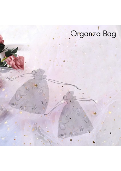 25X Gümüş Organza Düğün Iyiliği Çantası Kese 12X10CM (Yurt Dışından) fırsatları