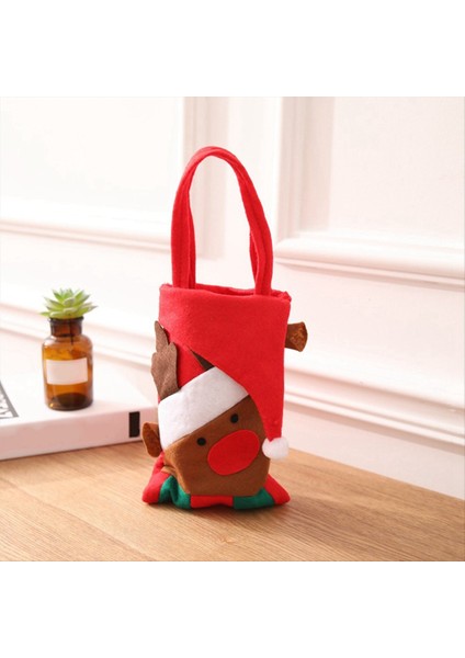 Tutamlı Şeker Torbaları Noel Sarma Çantaları Noel Çantaları Çocuk Parti Çantası Xmas Dekorasyon (Yurt Dışından) indirimleri