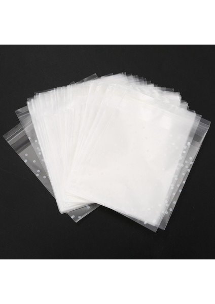 400PCS Buzlu Sevimli Noktalar Plastik Paket Şeker Kurabiyesi Sabun Paketleme Çantaları Cupcake Sarıcı Kendi Yapışkan Çantası 10CM (Yurt Dışından) modelleri