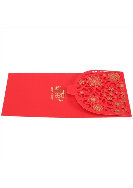 10PCS Çin Yeni Yıl Kırmızı Zarflar Şanslı Para Zarfları Yeni Yıl Düğün Için Bahar Festivali Kırmızı Paket (7x3 4 Inç) (Yurt Dışından)