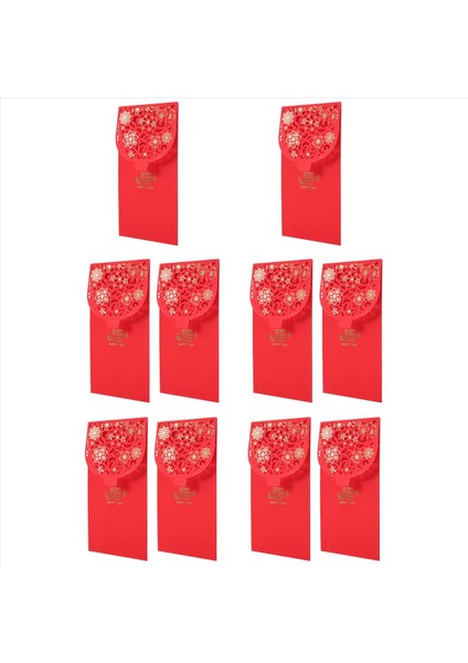 10PCS Çin Yeni Yıl Kırmızı Zarflar Şanslı Para Zarfları Yeni Yıl Düğün Için Bahar Festivali Kırmızı Paket (7x3 4 Inç) (Yurt Dışından) indirimleri
