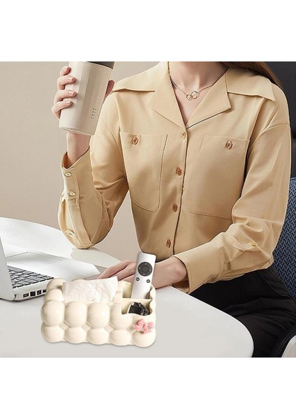 Modern Doku Kutusu Kapak Işık Lüks Doku Kutusu Dispenser Genişletilmiş Doku Kutusu Kapak Masa Kağıt Organizatör Yatak Odası B Için (Yurt Dışından) fırsatları