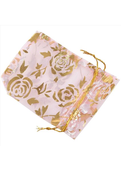 400PC 7X9CM Gül Organza Drawstring Takı Çantaları Poşetler Düğün Noel Partisi Leri Pembe (Yurt Dışından) indirimleri