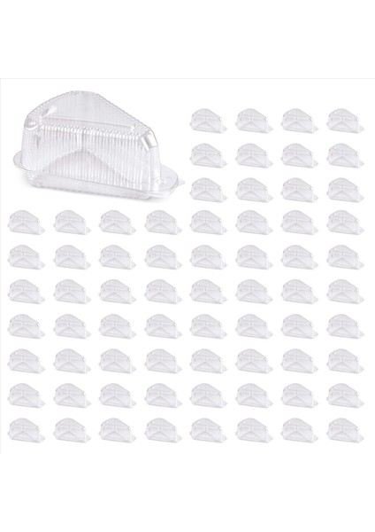 600PCS Üçgen Cheesecake Kutuları Dilim Kek Kutusu Üçgen Pasta Tutucular Pastane Partisi Düğünü Için Kek Kutuları (Yurt Dışından) fiyatları