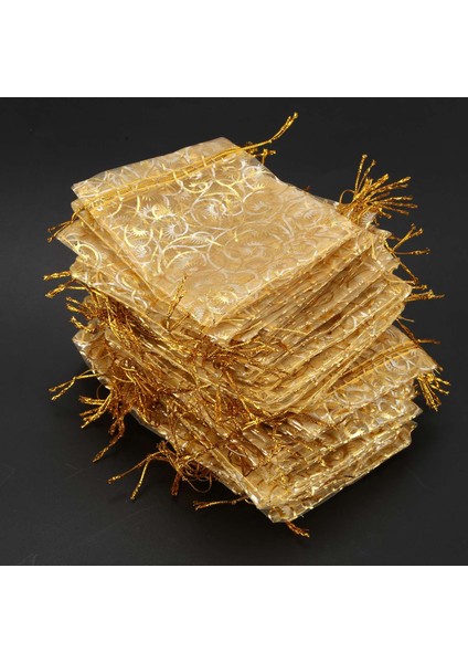 200PC Drawstring Takı Torbaları Düğün Noel Partisi Leri Çantalar Pembe 7X9CM ve 9X12CM (Yurt Dışından) fiyatları