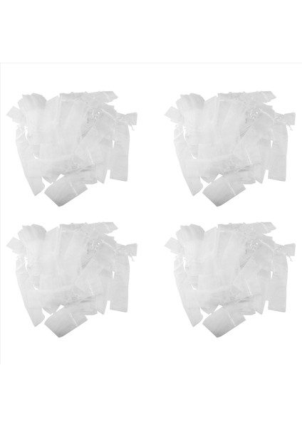 400 Paket Katlanır El Fan Çantası Çizme Organza Çantaları Katlanır Fan Cep Çantası Açık Düğün Partisi Favor Çantaları (Yurt Dışından)