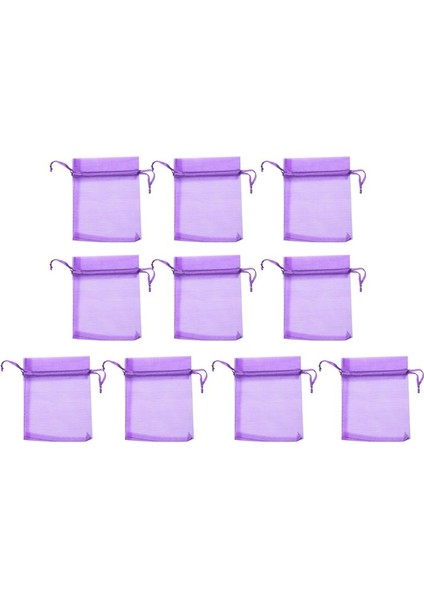 300 Pcs Çantası Mor Organza Takı Koşusu (Yurt Dışından)