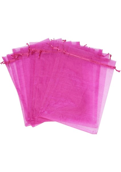 200PCS Büyük Organze Çantaları 20X30 cm Örgü Çantaları Noel Düğünü Için Takı Poşetleri Çizmek (10 Renk) (Yurt Dışından) modelleri