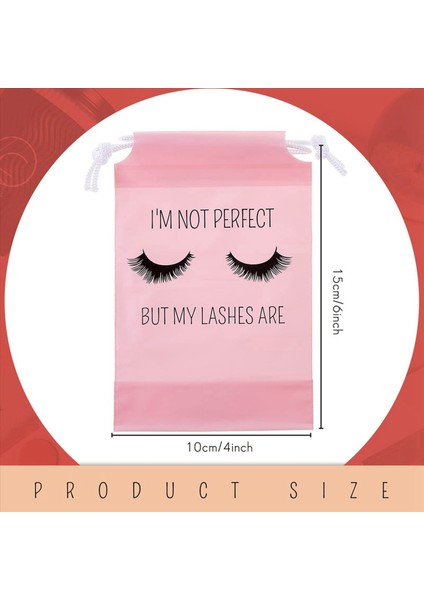 100PCS Kirpik Sonrası Bakım Torbaları Kirpik Ambalaj Plastik Makyaj Torbası Taşınabilir Tuvalet Çantası Siyah Çizimsel Kadınlar Için (Yurt Dışından) fiyatları