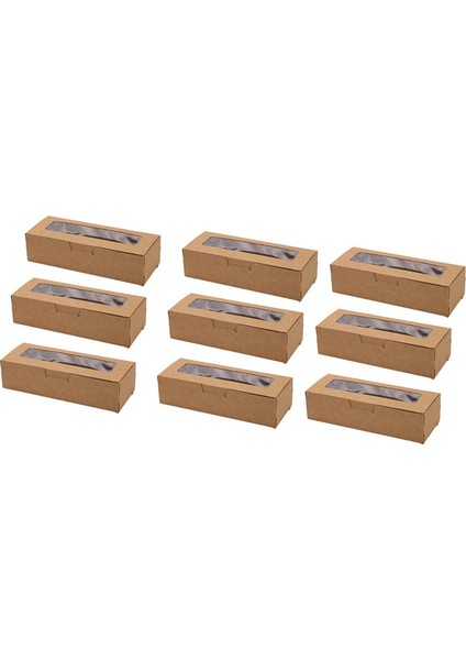 50 Adet Makarna Kutuları Açık Ekran Penceresi ile Macarons Container Veya Ambalaj Kutusu Kiti Çikolata Tatlıları Için Kek B B (Yurt Dışından) modelleri