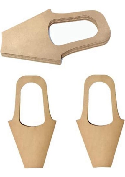 10PCS Kraft Kağıt Çiçekler Çantaları Buketler Çantalar ile Çiçek Saran Ev Dekorasyonu (Boyut Orta) (Yurt Dışından)