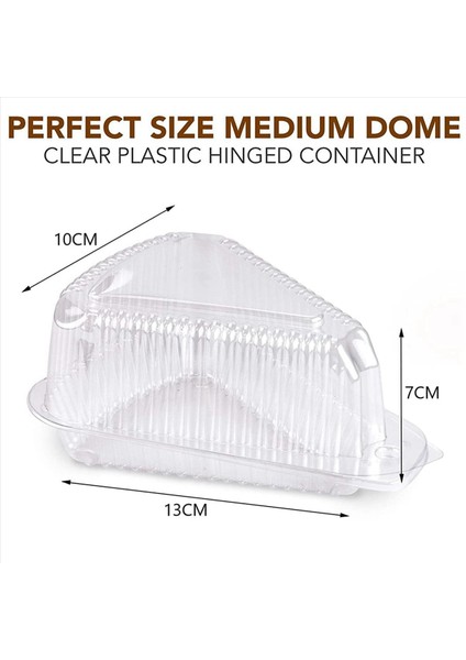 400PCS Üçgen Cheesecake Kutuları Dilim Kek Kutusu Üçgen Pasta Tutucular Pastane Partisi Düğünü Için Kek Kutuları (Yurt Dışından)