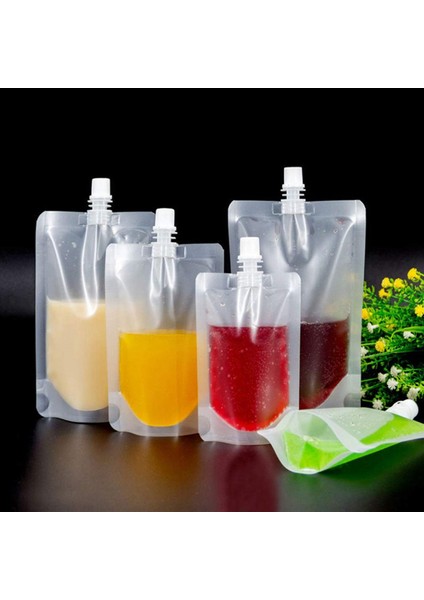 150PCS 100ML Sıvı Stand Torba Sızdırmaz Içki Ambalaj Çantası Balık Suyu Sütü Kahve Depolama (Yurt Dışından)