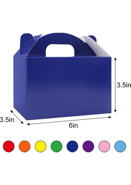 48 Paket Beyaz Eşleme Parti Favorileri Kağıt Kutuları Doğum Günü Partisi Duş 6x3 5x3 5 Inç Sarı (Yurt Dışından) modelleri