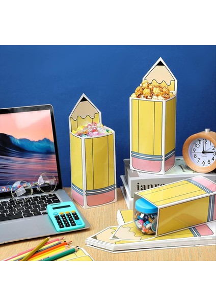 Okula Döndeki Şeker Çantası Öğretmen Çantası Şeker Kutusu Partys Favors Okula Hoş Geldiniz Teşekkürler Öğretmen (40 Adet) (Yurt Dışından) modelleri