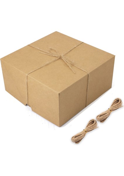 Beyaz Kutuları 12 Paket 8X8X4 Inç Kağıt Kutusu Düğün Için Kapaklar Mevcut Nedime Teklif Si B (Yurt Dışından)