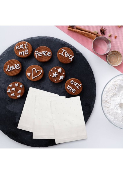 100PCS Buzlu Sevimli Noktalar Plastik Paket Şeker Kurabiye Ambalaj Çantaları Cupcake Sarıcı Kendi Yapışkan Örnek Çantası 7cm (Yurt Dışından) fiyatları