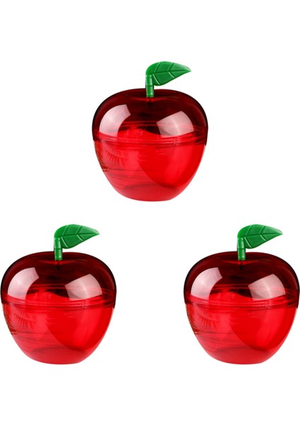60PCS Düğün Partisi Tercihi Apple Container Oyuncak Dolgulu Plastik Elma Şekli Şeker Kutusu Doğum Günü/düğün Dekorasyonu (Yurt Dışından)