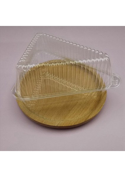 300PCS Üçgen Cheesecake Kutuları Dilim Kek Kutusu Üçgen Pasta Tutucular Pastane Partisi Düğünü Için Kek Kutuları (Yurt Dışından)