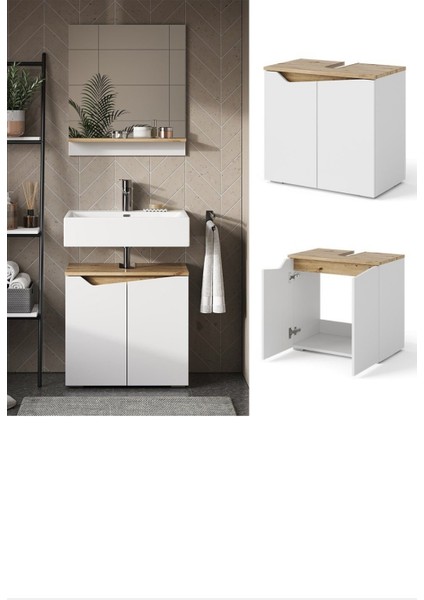 Şık Lavabo Alt Dolabı Modern Kesim fiyatları