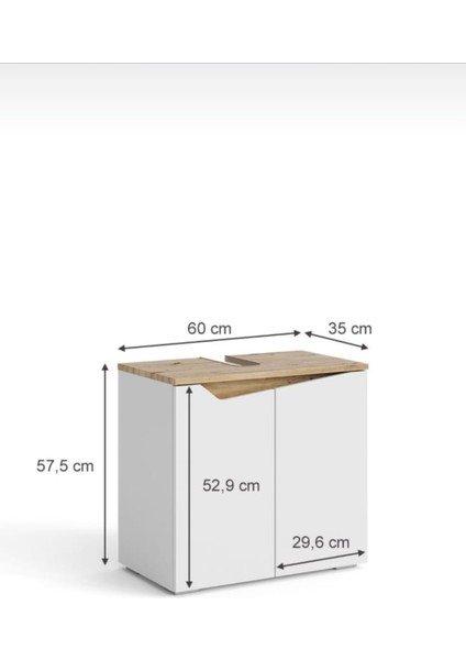 Şık Lavabo Alt Dolabı Modern Kesim fırsatları