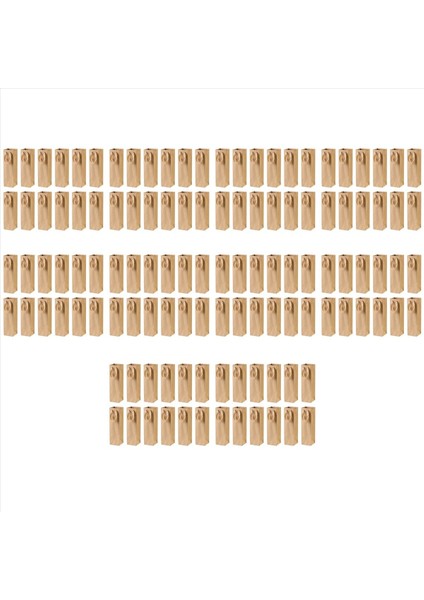 120 Paket Sağlam Kahverengi Kraft Kağıt Torbalar Sağlam Halat - 4 Inç x 4inch x 13 8inch - Şarap Ler Perakende Için Ideal (Yurt Dışından)