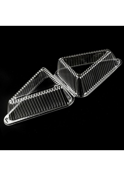 500PCS Üçgen Cheesecake Kutuları Dilim Kek Kutusu Üçgen Pasta Tutucular Pastane Partisi Düğünü Için Kek Kutuları (Yurt Dışından)