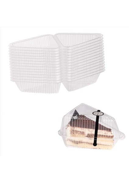 500PCS Üçgen Cheesecake Kutuları Dilim Kek Kutusu Üçgen Pasta Tutucular Pastane Partisi Düğünü Için Kek Kutuları (Yurt Dışından) fırsatları