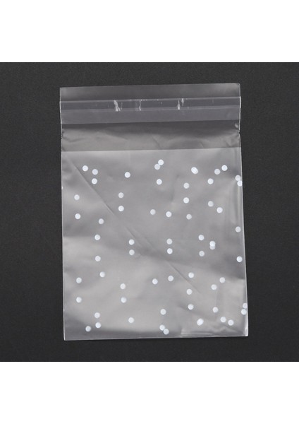 300PCS Buzlu Sevimli Noktalar Plastik Paket Şeker Kurabiye Ambalaj Çantaları Cupcake Sarıcı Kendi Yapışkan Örnek Çantası 7cm (Yurt Dışından) modelleri
