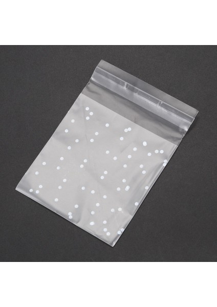 300PCS Buzlu Sevimli Noktalar Plastik Paket Şeker Kurabiye Ambalaj Çantaları Cupcake Sarıcı Kendi Yapışkan Örnek Çantası 7cm (Yurt Dışından) fırsatları