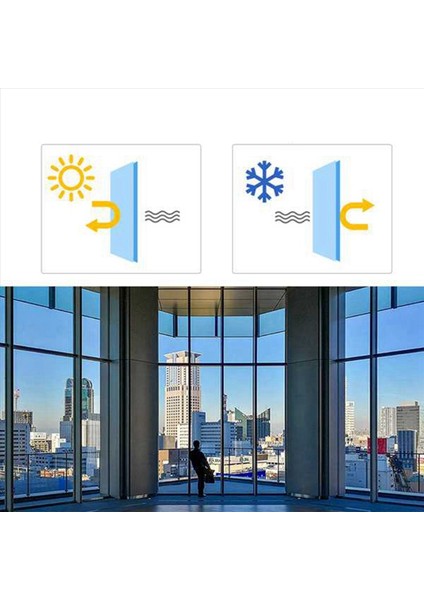 2x Tek Yönlü Ayna Pencere Filmi Güneş Engelleme Cam Çıkartma Isı Kontrolü Yansıtıcı Film Kendi Yapışkan Pencere Filmi 40X400CM (Yurt Dışından) modelleri