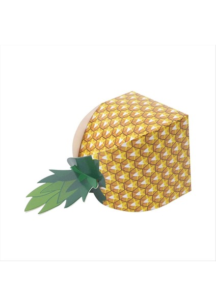 50PCS Ananas Şeker Kurabiye Kutusu Hawai Partisi Paketleme Kutusu Çantası Luau Yaz Doğum Düğün Dekorasyonu (Yurt Dışından) indirimleri