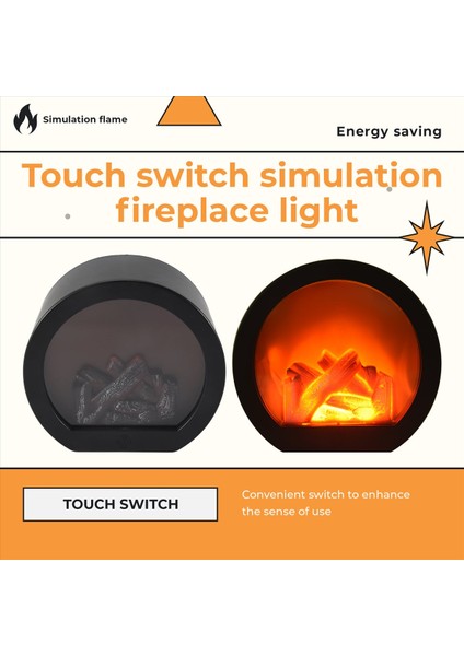 Alevsiz LED Şömine Fener Simülasyonu LED Masa Şömine LED Lederli Gerçekçi Alev Simülasyonu Dekoratif (Yurt Dışından) fırsatları