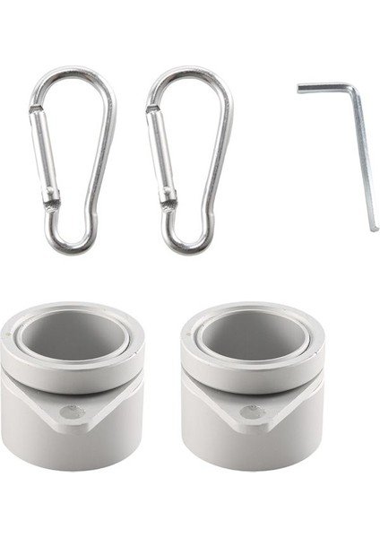 2 Adet Bayrak Direği Halkaları Anti -Sarma Bayrak Direği Klipsleri Döner 360 ° Dönen Bayrak Direği Bayrak Montaj Halkaları 1 Inç (Yurt Dışından) modelleri