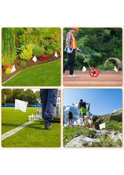 50 Paket Işaretleme Bayrakları Beyaz Avlu Bayrakları 15X4X5INCH Işaret Bayrakları Çim Bayrakları Işaretleri Sulama Bayrakları Peyzaj Bayrakları (Yurt Dışından) fiyatları