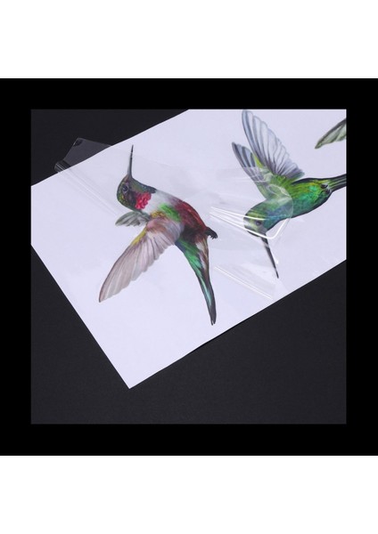 2x 8 Büyük Güzel Uğultu Kuşu Statik Yapışkan Pencere Çıkartmaları Sinek Kuşu Anti -Çarpışma Kuş Çarpması Pencere Çıkartmaları (Yurt Dışından) fırsatları