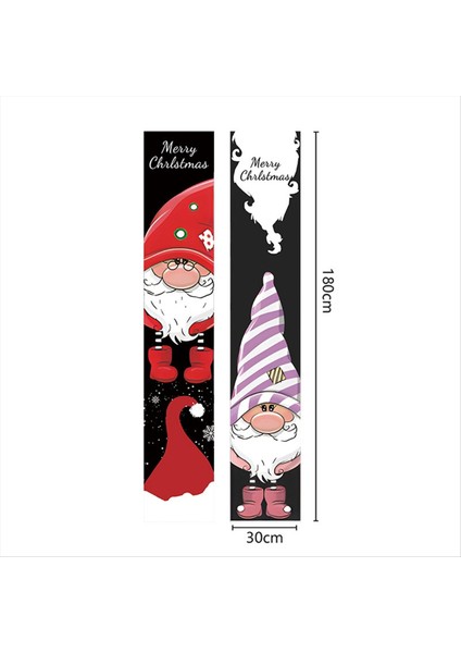 Mutlu Noeller Banneyi Asın Iç ve Dış Mekan Noel Dekoratif Afişleri Ön Kapı ve Garaj B (Yurt Dışından) modelleri