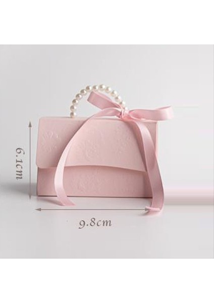 Saten Kurdele ve Inci Saplı Şık Kabartmalı Kutusu Sevgililer Günü Kutusu A (Yurt Dışından) indirimleri