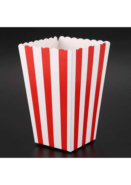 24 Sinema Çizgileri Partiye Edin Küçük Şeker Favor Patlamış Mısır Çanta Kutuları Kırmızı (Yurt Dışından) fırsatları