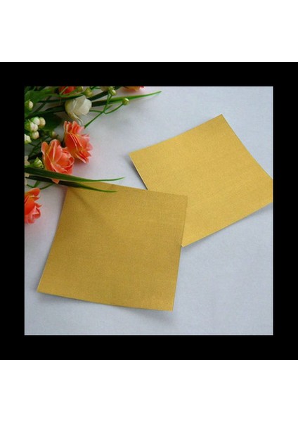 600PCS Square Sweets Şeker Çikolata Lolly Kağıt Alüminyum Folyo Sargılar Altın (Yurt Dışından) indirimleri