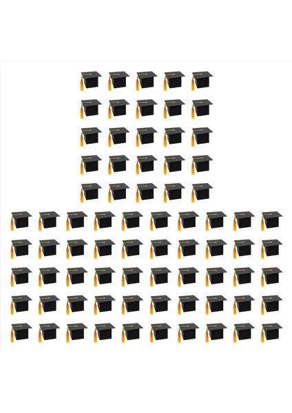 75PCS Diy Kağıt Mezuniyet Kapağı Şekilli Kutusu Şeker Çikolata Kutusu Mezuniyet Parti Için Lehine Cap Lisans Şapkası (Yurt Dışından)