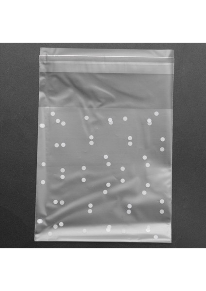 600PCS Buzlu Sevimli Noktalar Plastik Paket Şeker Kurabiye Ambalaj Çantaları Cupcake Sarıcı Kendi Yapışkan Örnek Çantası 7cm (Yurt Dışından) modelleri